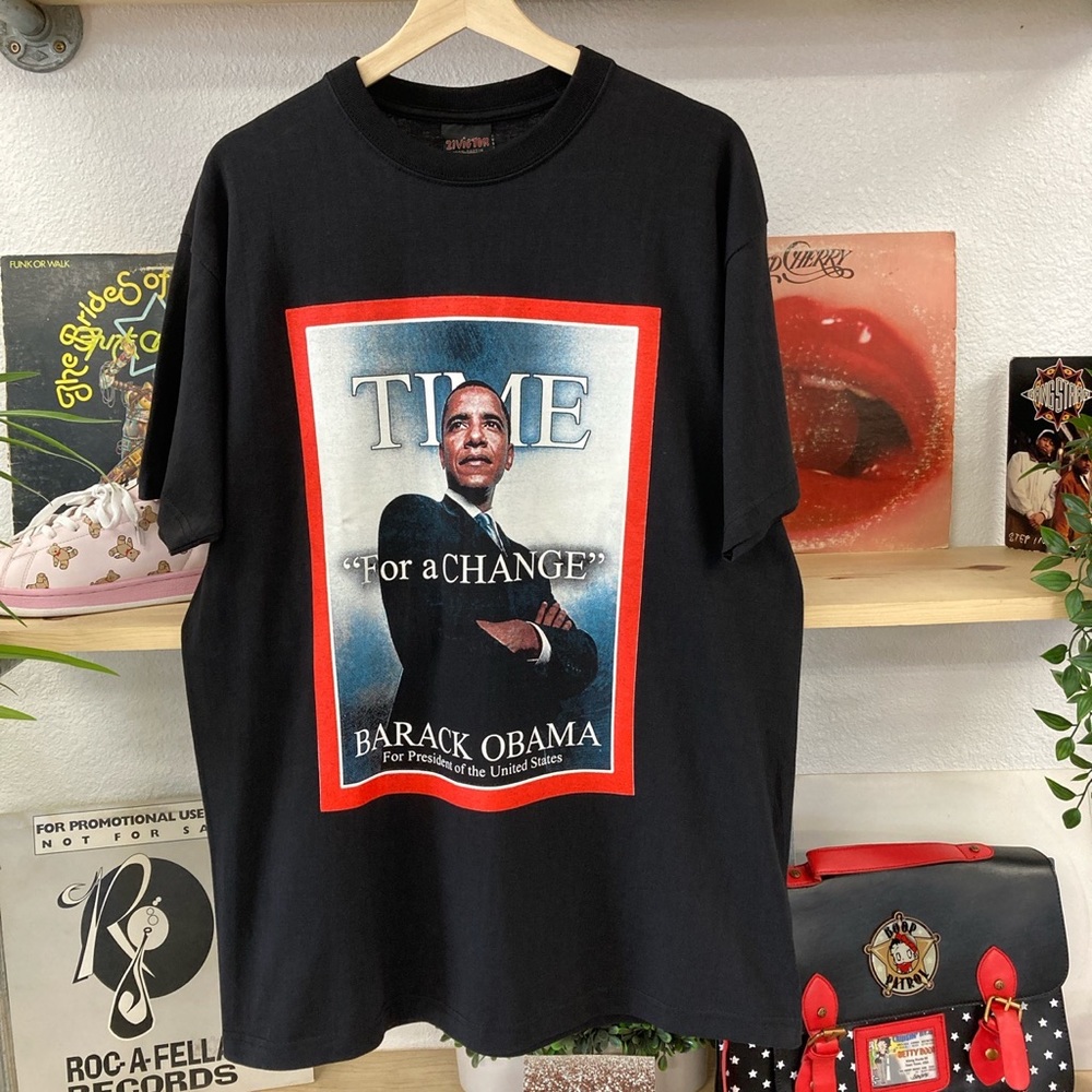 Time For A Change.
2008 Barack Obama Time Magazine Cover T-shirt size Large - Picture 2 of 4